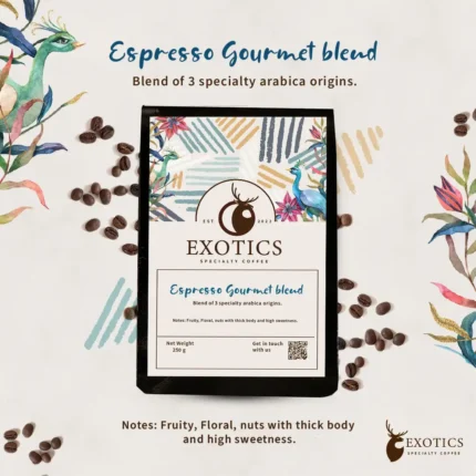 Espresso Gourmet Blend قهوة اسبريسو ارابيكا 100%