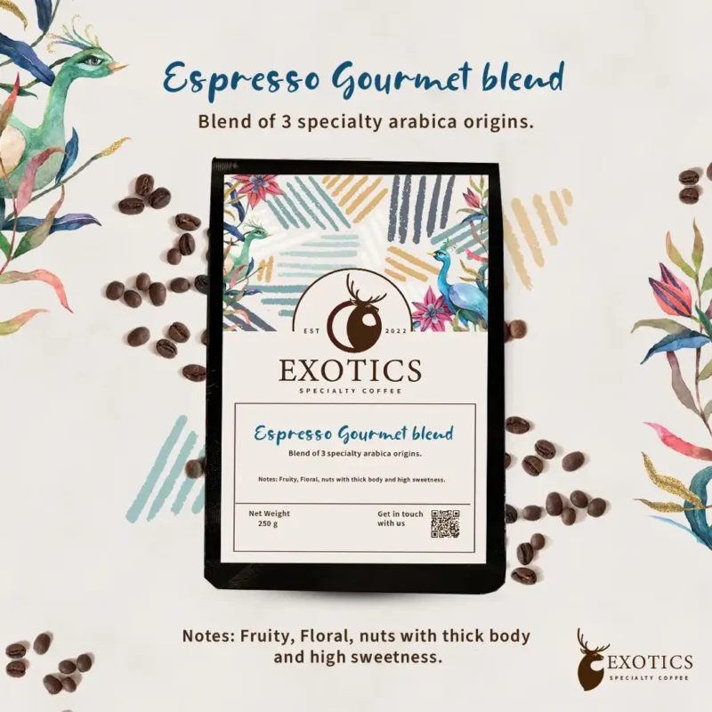 Espresso Gourmet Blend قهوة اسبريسو ارابيكا 100%
